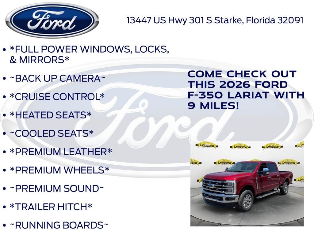 2026 Ford F-350SD Lariat 618A