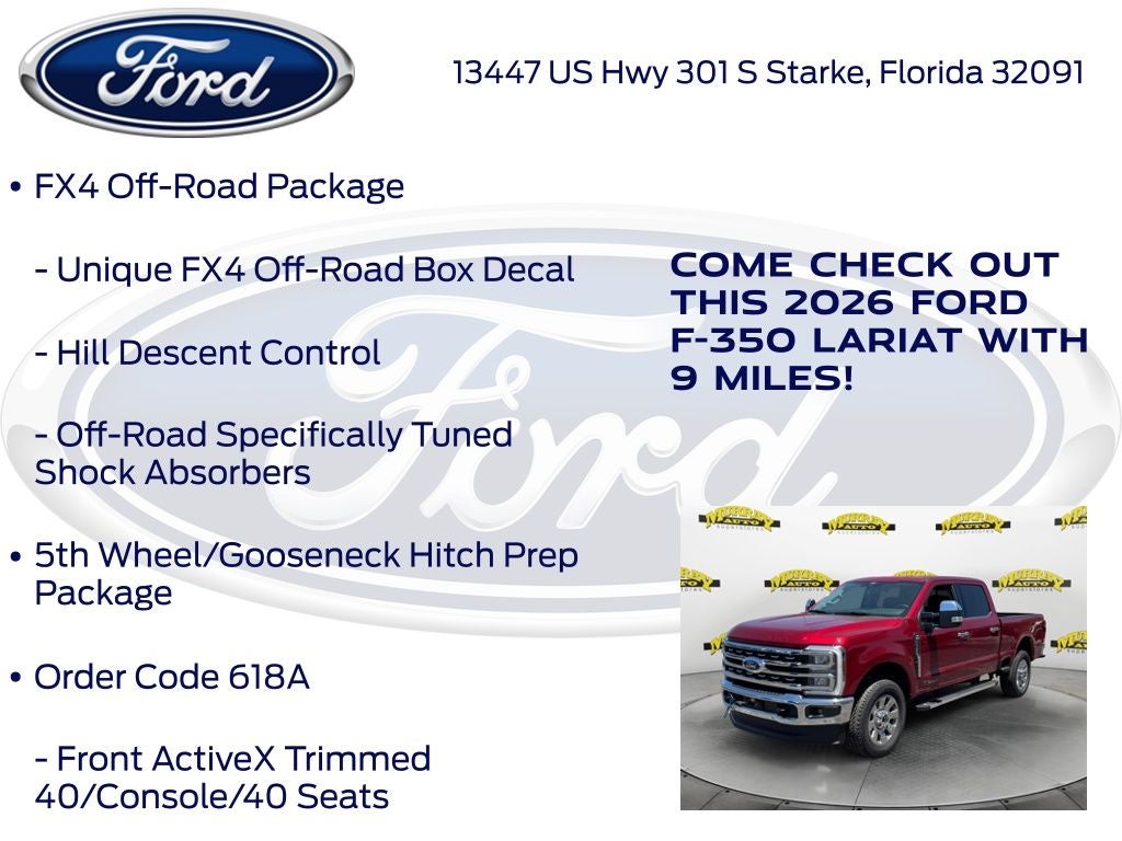 2026 Ford F-350SD Lariat 618A