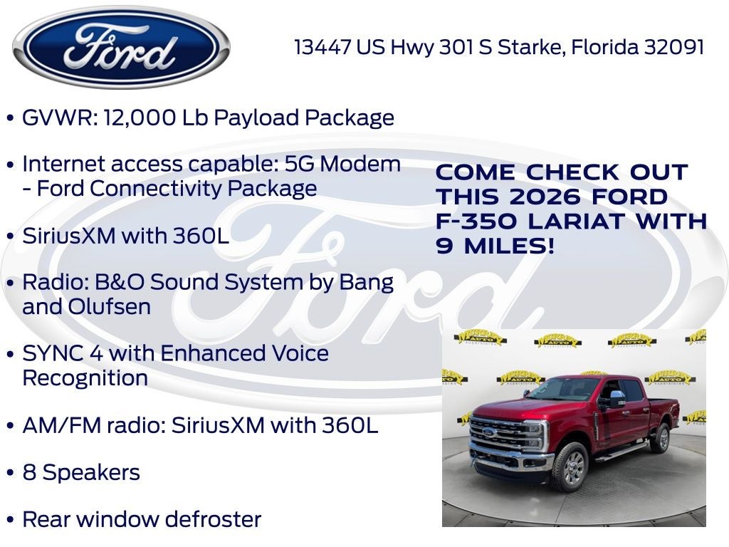 2026 Ford F-350SD Lariat 618A