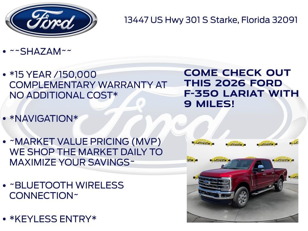 2026 Ford F-350SD Lariat 618A