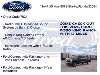 2026 Ford F-350SD King Ranch 710A