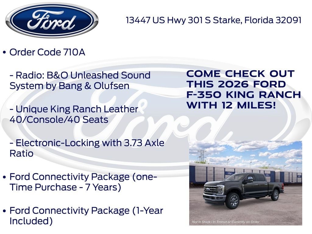 2026 Ford F-350SD King Ranch 710A