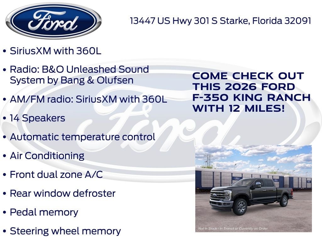 2026 Ford F-350SD King Ranch 710A