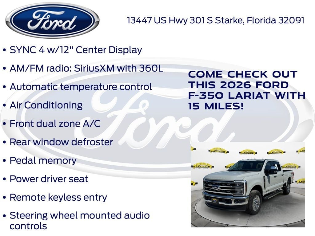 2026 Ford F-350SD Lariat 618A