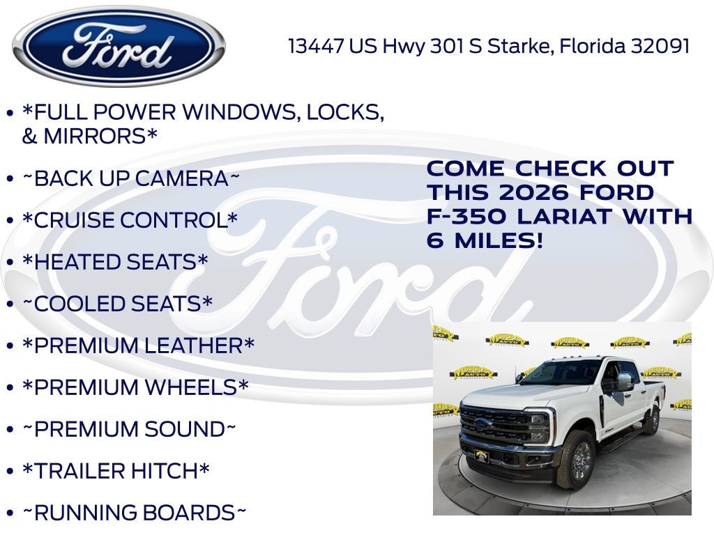 2026 Ford F-350SD Lariat 618A