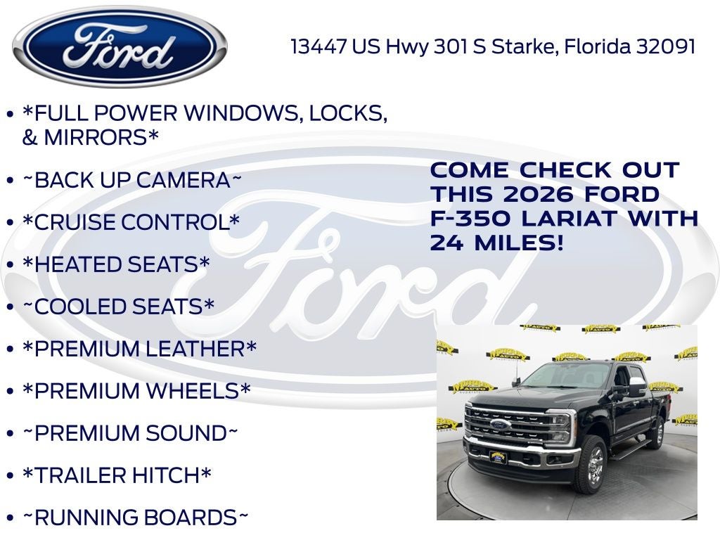 2026 Ford F-350SD Lariat 618A