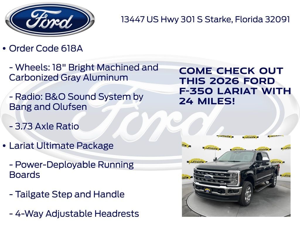 2026 Ford F-350SD Lariat 618A