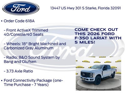 2026 Ford F-350SD Lariat 618A