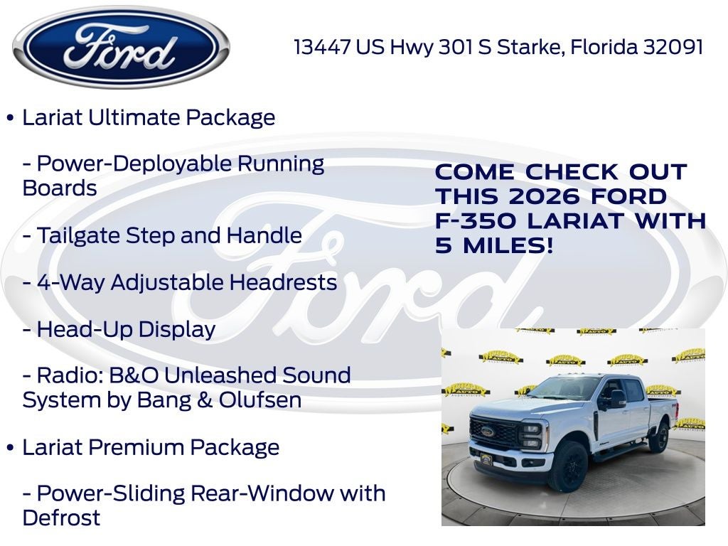 2026 Ford F-350SD Lariat 618A