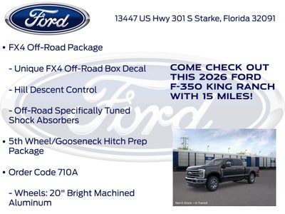 2026 Ford F-350SD King Ranch 710A