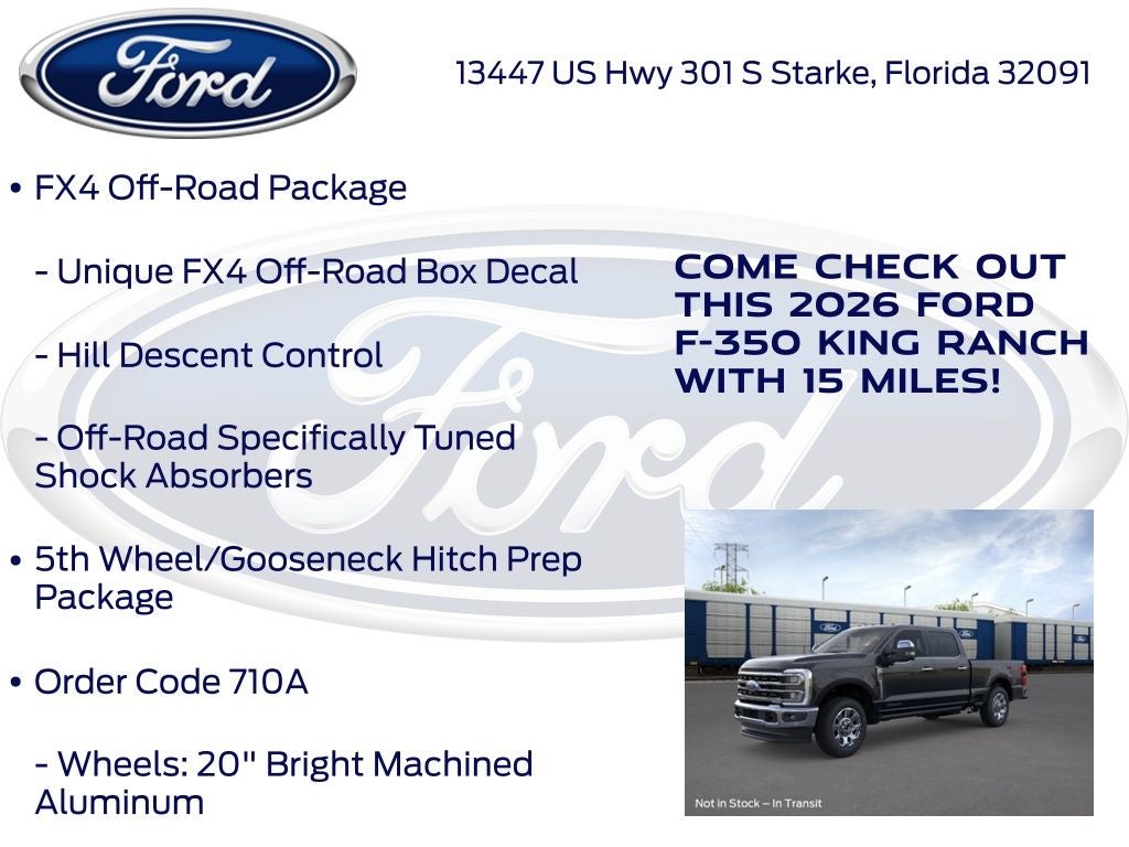 2026 Ford F-350SD King Ranch 710A