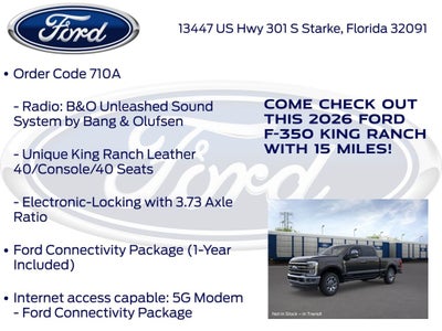 2026 Ford F-350SD King Ranch 710A