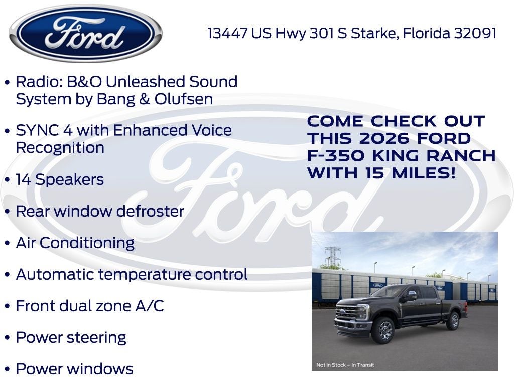 2026 Ford F-350SD King Ranch 710A