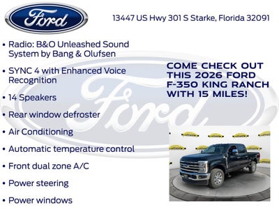 2026 Ford F-350SD King Ranch 710A