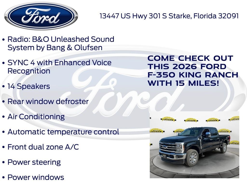 2026 Ford F-350SD King Ranch 710A