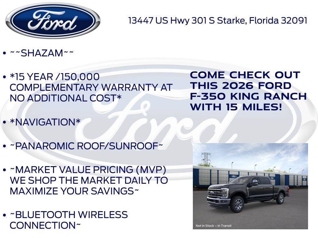 2026 Ford F-350SD King Ranch 710A