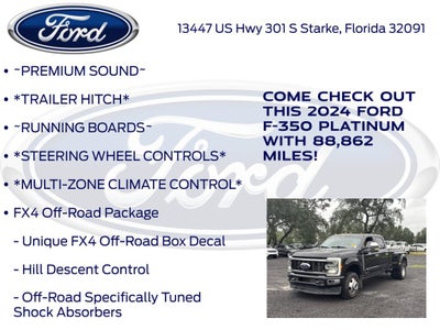 2024 Ford F-350SD Platinum DRW