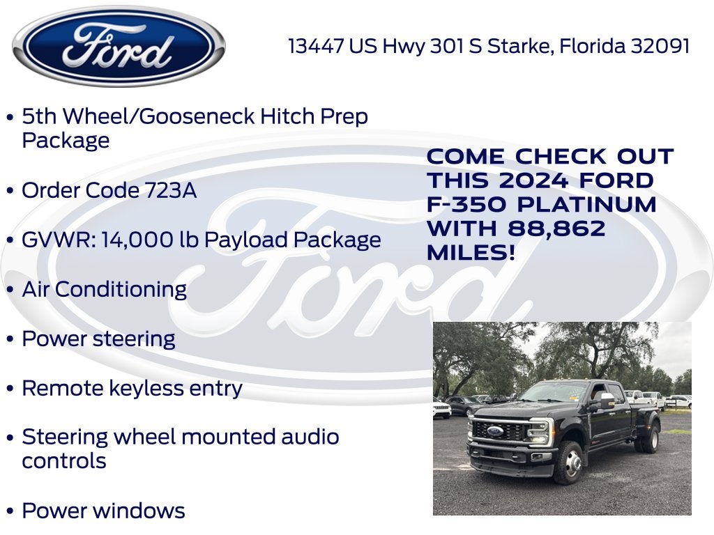 2024 Ford F-350SD Platinum DRW