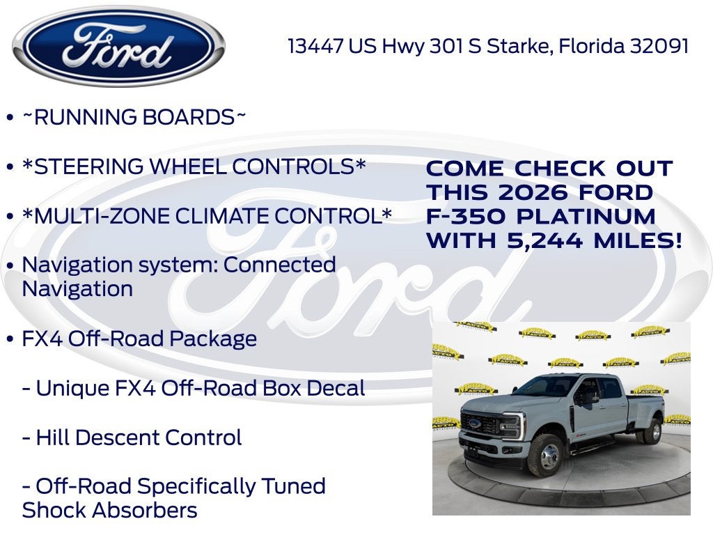 2026 Ford F-350SD Platinum DRW 723A