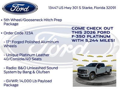 2026 Ford F-350SD Platinum DRW 723A