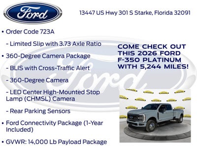 2026 Ford F-350SD Platinum DRW 723A
