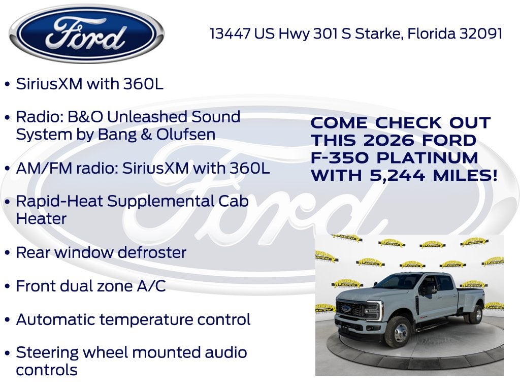 2026 Ford F-350SD Platinum DRW 723A