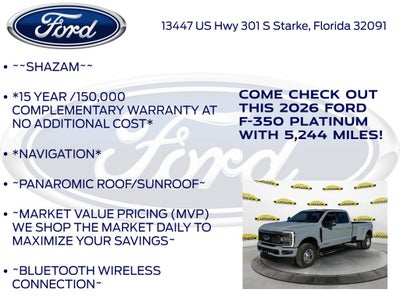2026 Ford F-350SD Platinum DRW 723A
