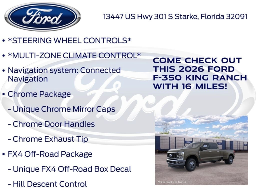 2026 Ford F-350SD King Ranch DRW 720A