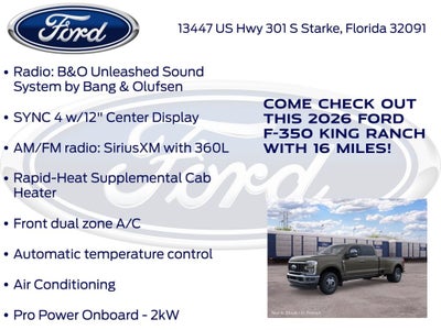 2026 Ford F-350SD King Ranch DRW 720A