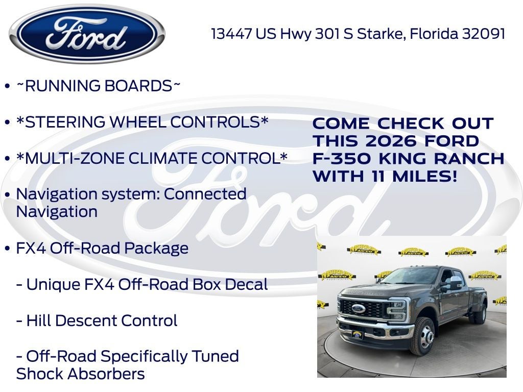 2026 Ford F-350SD King Ranch DRW 720A