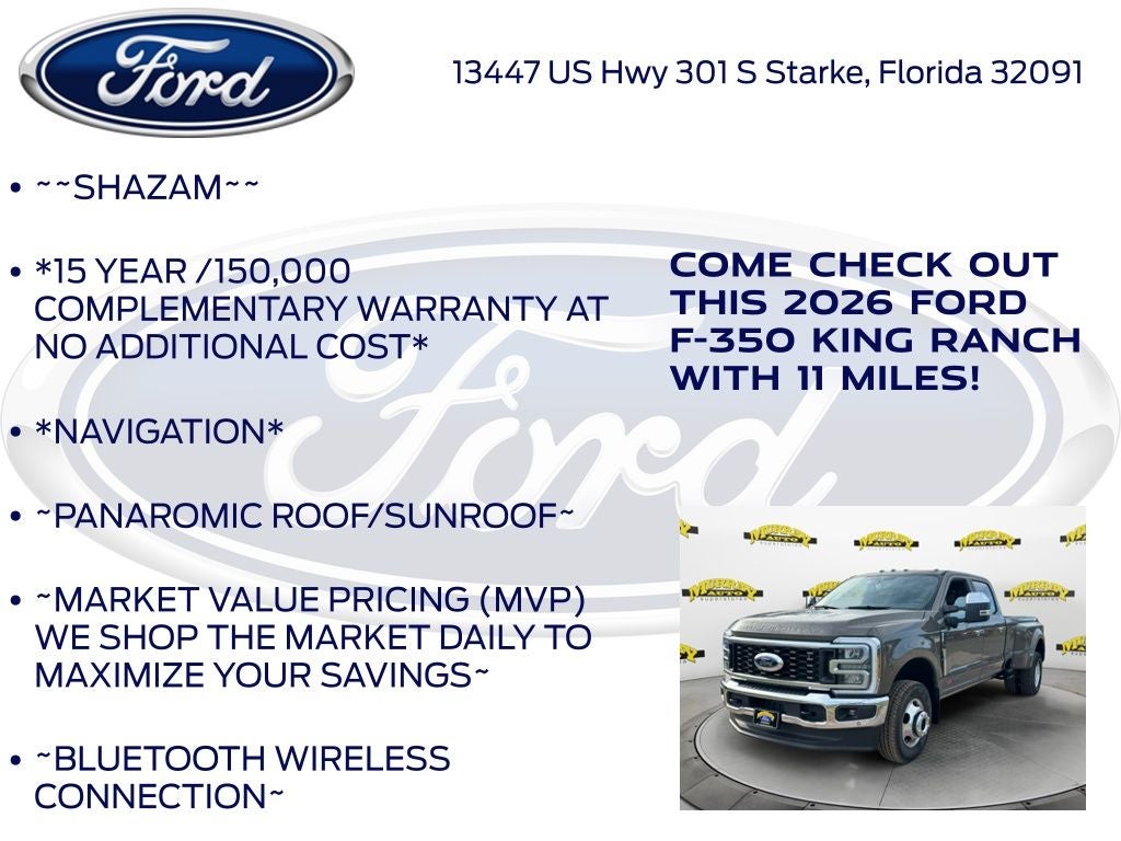 2026 Ford F-350SD King Ranch DRW 720A