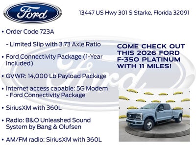 2026 Ford F-350SD Platinum 723A