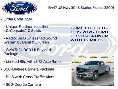 2026 Ford F-350SD Platinum DRW 723A