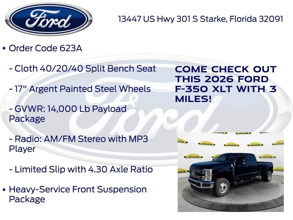 2026 Ford F-350SD XLT DRW 623A