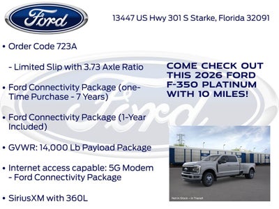 2026 Ford F-350SD Platinum 723A