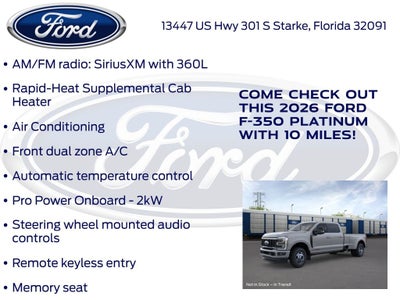 2026 Ford F-350SD Platinum 723A