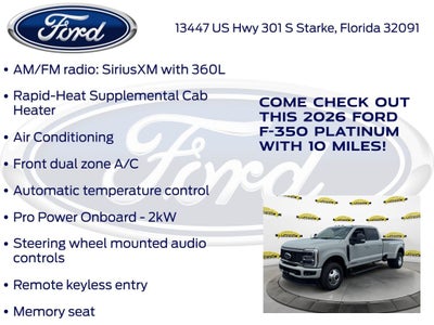 2026 Ford F-350SD Platinum 723A