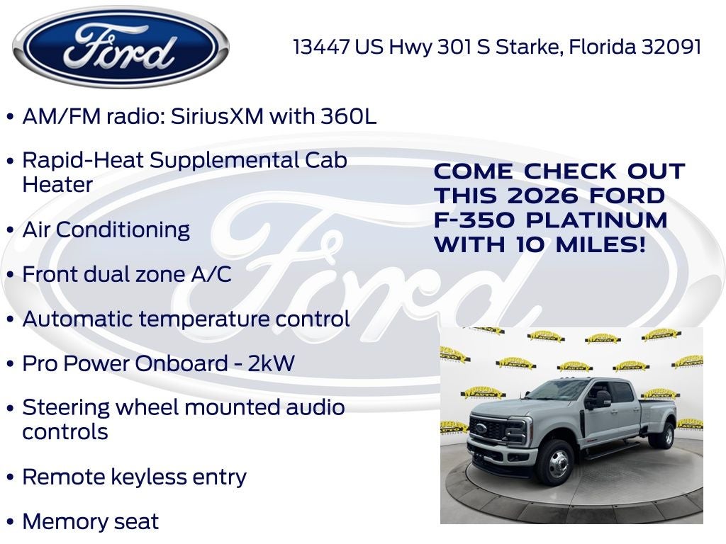 2026 Ford F-350SD Platinum 723A