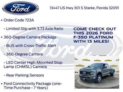 2026 Ford F-350SD Platinum DRW 723A