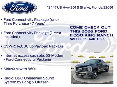 2026 Ford F-350SD King Ranch DRW 720A