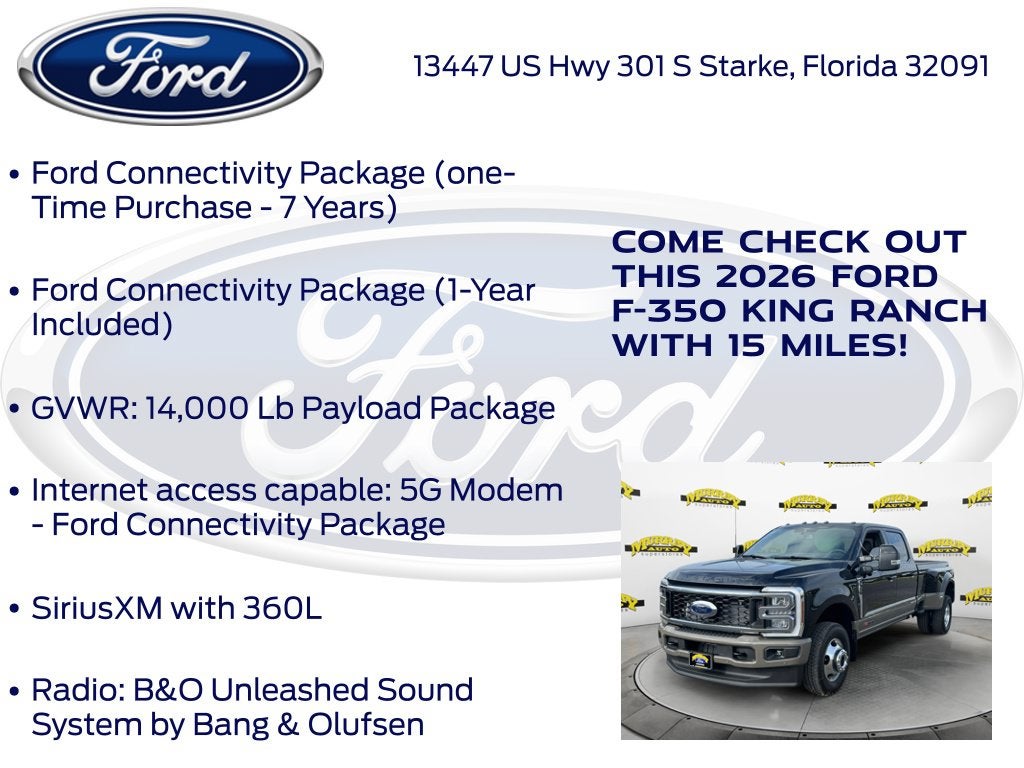 2026 Ford F-350SD King Ranch DRW 720A