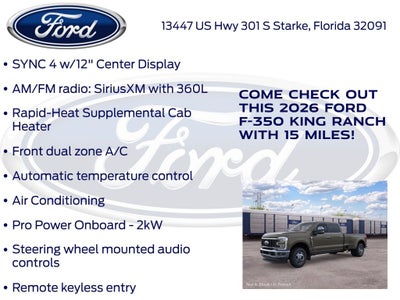 2026 Ford F-350SD King Ranch DRW 720A