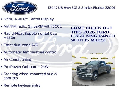 2026 Ford F-350SD King Ranch DRW 720A
