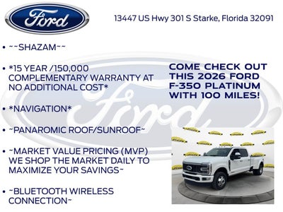 2026 Ford F-350SD Platinum DRW 723A