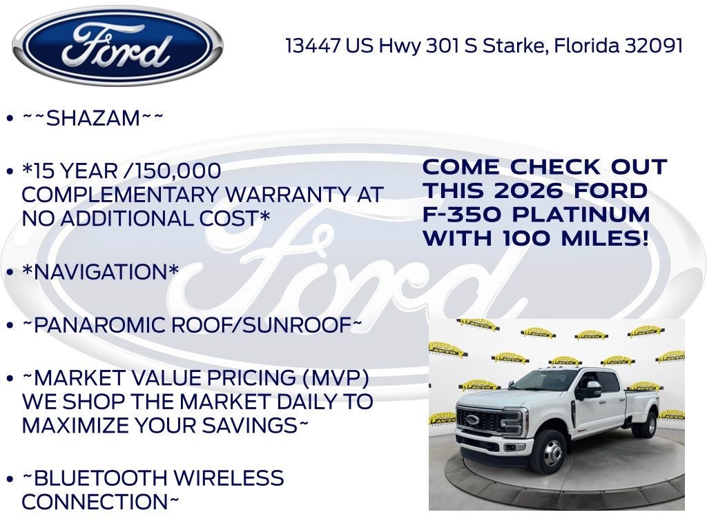 2026 Ford F-350SD Platinum DRW 723A