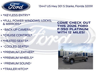 2026 Ford F-350SD Platinum 723A