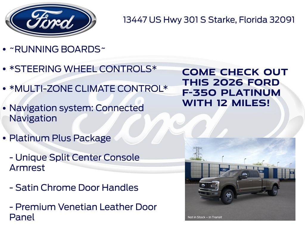 2026 Ford F-350SD Platinum 723A