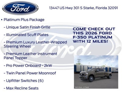 2026 Ford F-350SD Platinum 723A