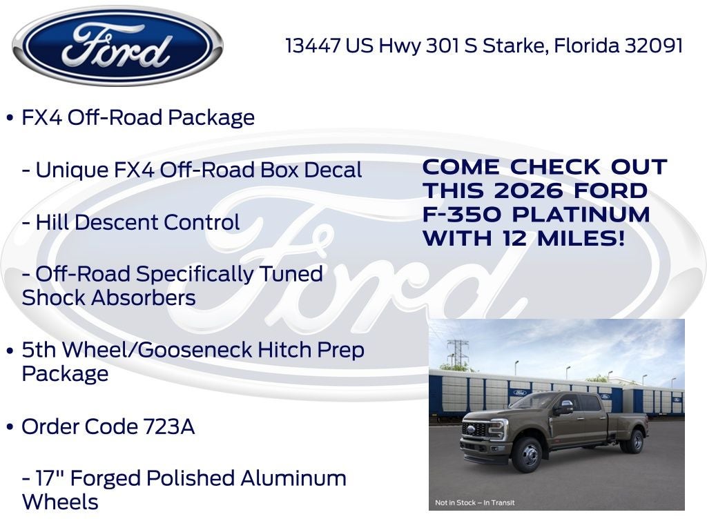 2026 Ford F-350SD Platinum 723A