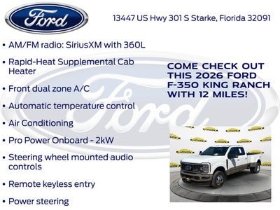 2026 Ford F-350SD King Ranch DRW 720A